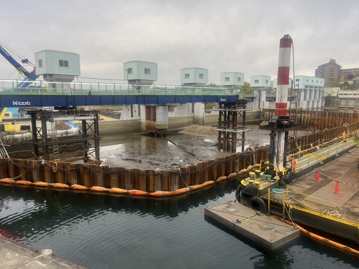 矢作川の川底が！