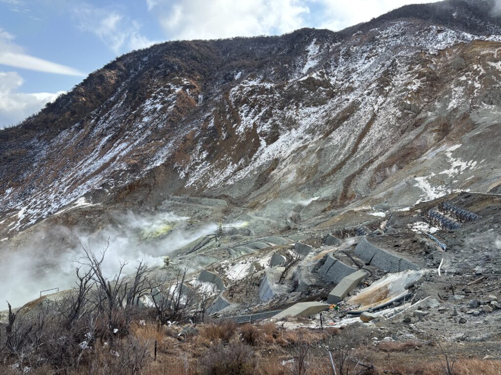 大涌谷の黒たまご